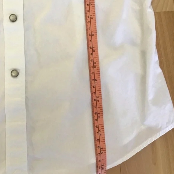Vintage LRL White Western Shirt - Picture 3 of 7